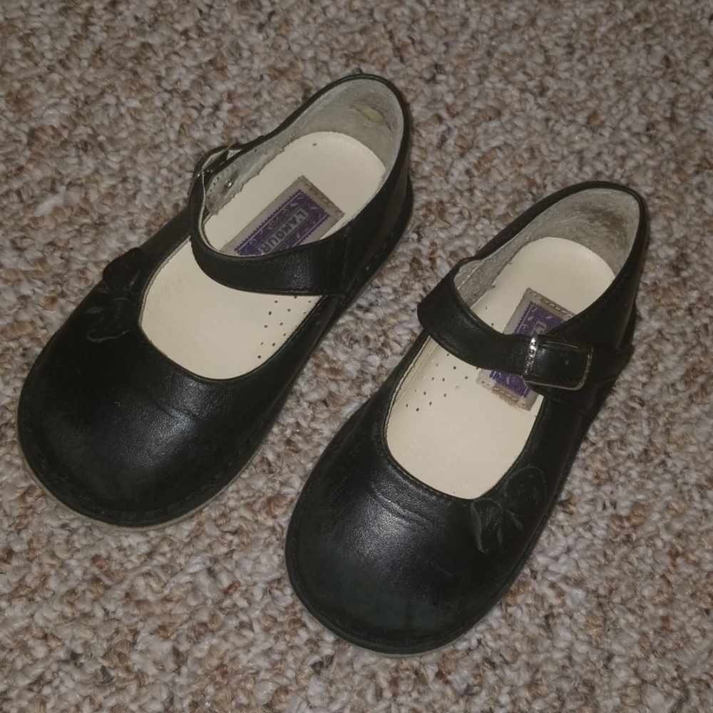 L'Amour black mary jane shoes